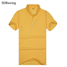 Load image into Gallery viewer, SDRawing Women Polo Short Sleeves Top Turn-down Collar