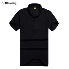 Load image into Gallery viewer, SDRawing Women Polo Short Sleeves Top Turn-down Collar