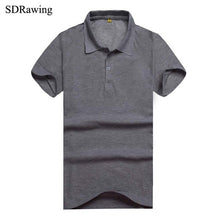 Load image into Gallery viewer, SDRawing Women Polo Short Sleeves Top Turn-down Collar