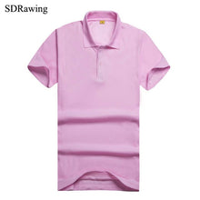 Load image into Gallery viewer, SDRawing Women Polo Short Sleeves Top Turn-down Collar
