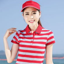 Load image into Gallery viewer, Plus Size M-4XL 100% Cotton Polo Shirt Women Summer
