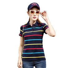 Load image into Gallery viewer, Plus Size M-4XL 100% Cotton Polo Shirt Women Summer