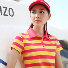 Load image into Gallery viewer, Plus Size M-4XL 100% Cotton Polo Shirt Women Summer