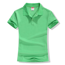 Load image into Gallery viewer, New 2019 Summer Brand Solid Polo Women Shirt Slim Short