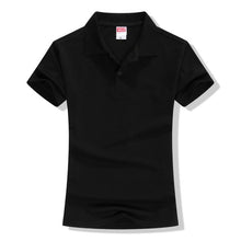 Load image into Gallery viewer, New 2019 Summer Brand Solid Polo Women Shirt Slim Short