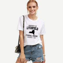 Load image into Gallery viewer, 2019 white trend element pattern print women's polo