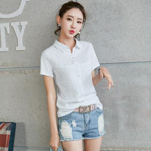 Load image into Gallery viewer, YAUAMDB women polo shirts 2019 summer size M-3XL
