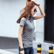 Load image into Gallery viewer, Spring Autumn Casual Polos Women New Long Sleeve Slim